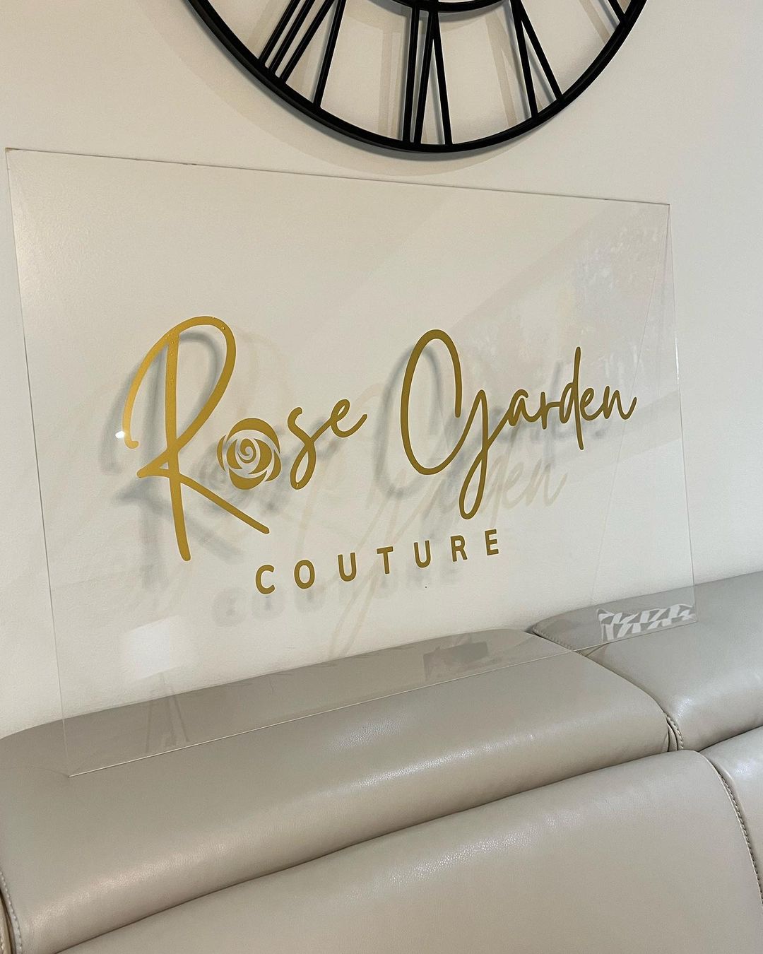 Acrylic business sign