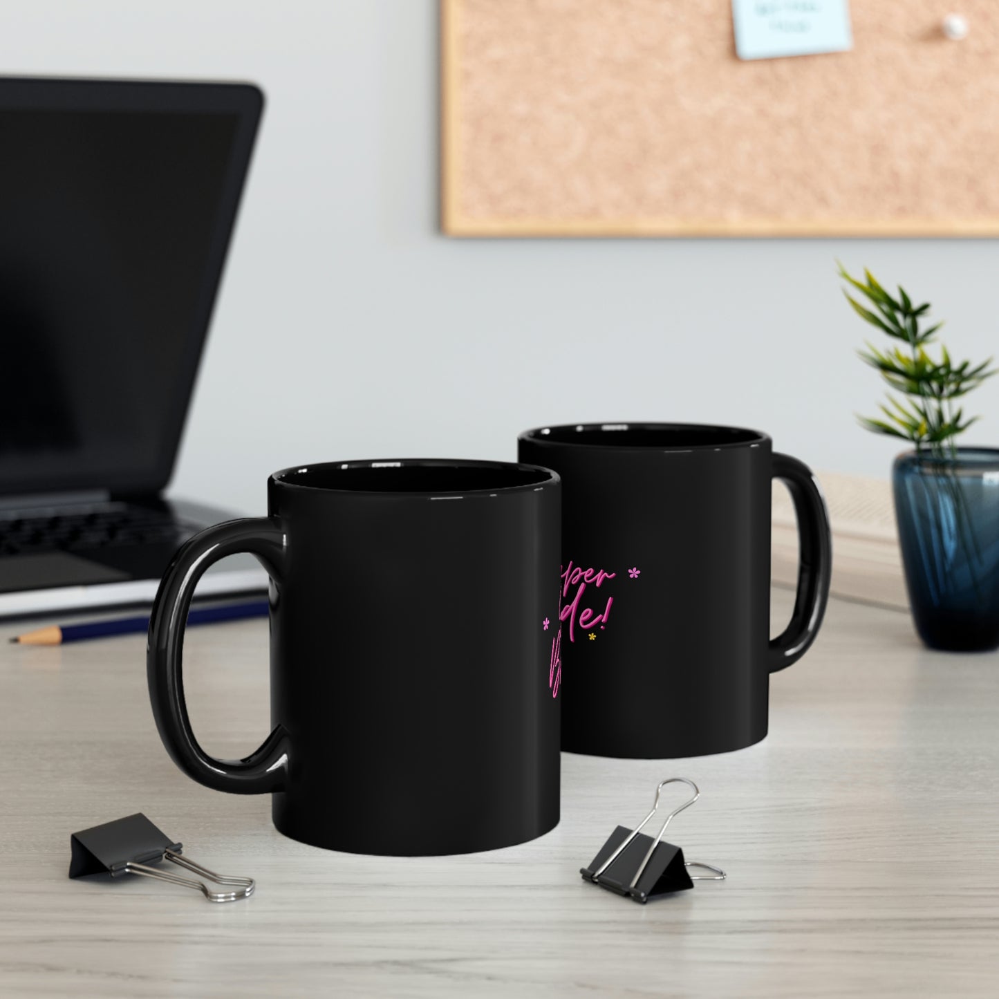 11oz Black Mug
