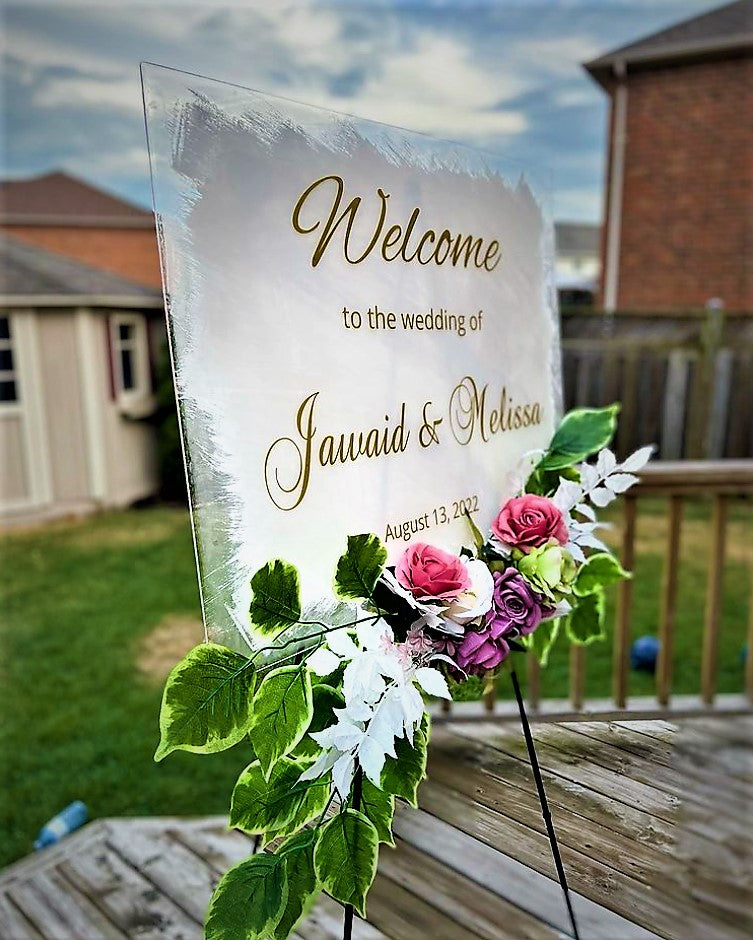 Acrylic Sign White