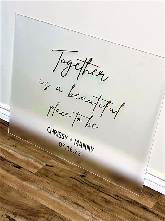 Acrylic Sign Transparent