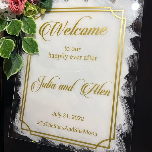 What is acrylic wedding and event signage and why do you need one?