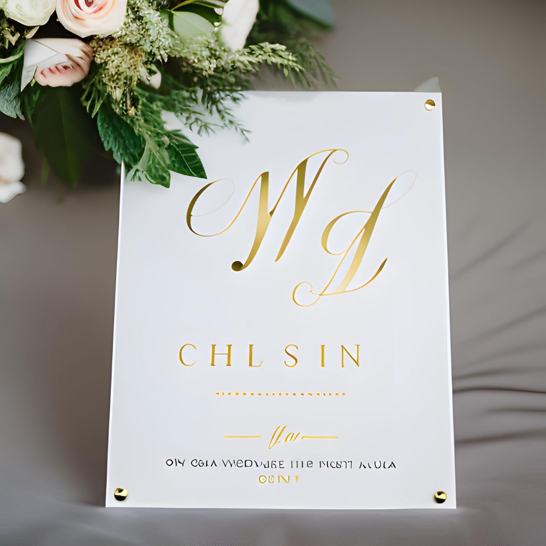 Top Acrylic Wedding Sign Trends for 2023
